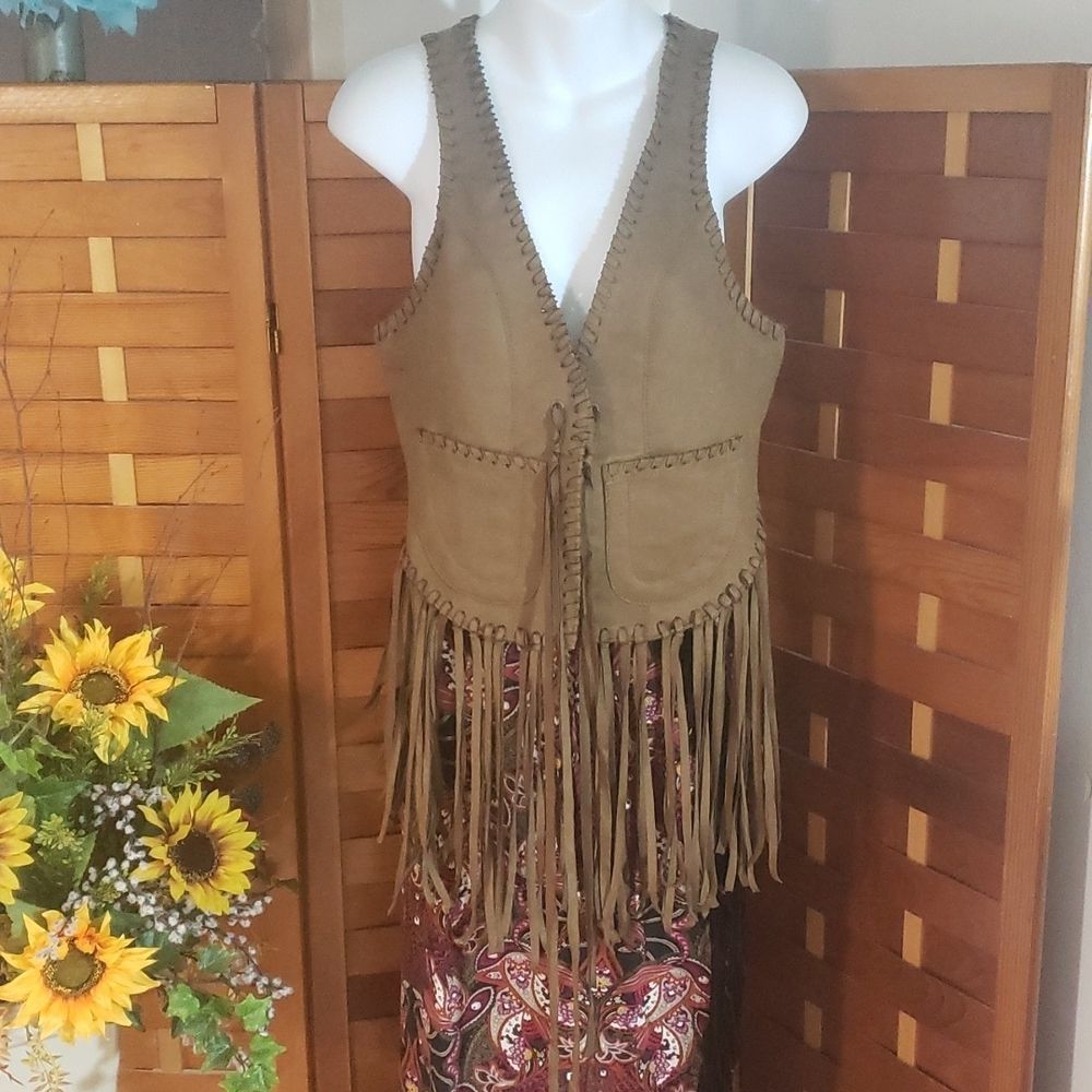 Jessica Simpson Faux suade vest